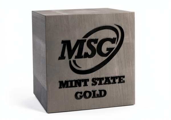 Mint State Gold 1.5 Inch Carbon Cube Black 99.99% Pure Bullion-1