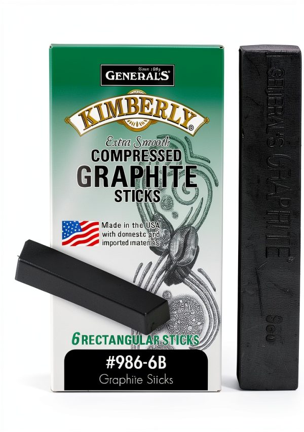 General's 6B Dark Grey Graphite Pencil Smooth Grip TN31993391-0